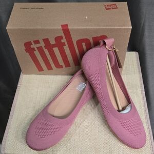 FitFlop Mauve Knit Flats